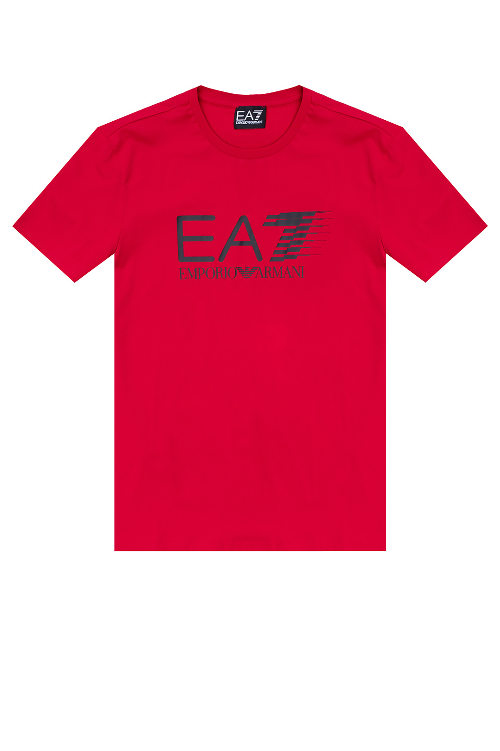 Ea7 red t shirt sale